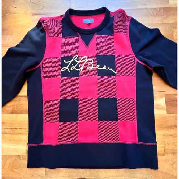 L.L. Bean Signature Mens Rugged Crewneck Sweatshirt  Cotton Slim Fit - Picture 3 of 10